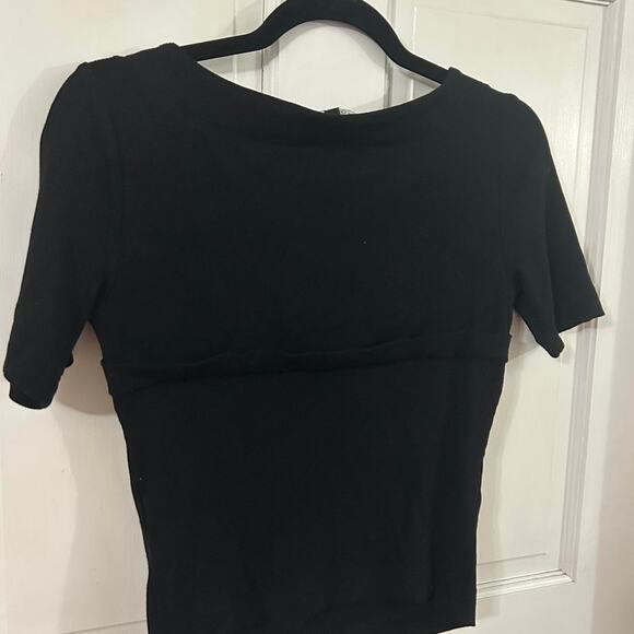 GUESS Black Button-Detail Women's Top Medium - Picture 2 of 4